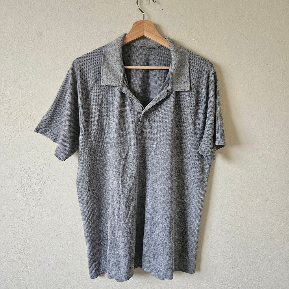 Lululemon Men Metal Vent Tech Polo Shirt XL